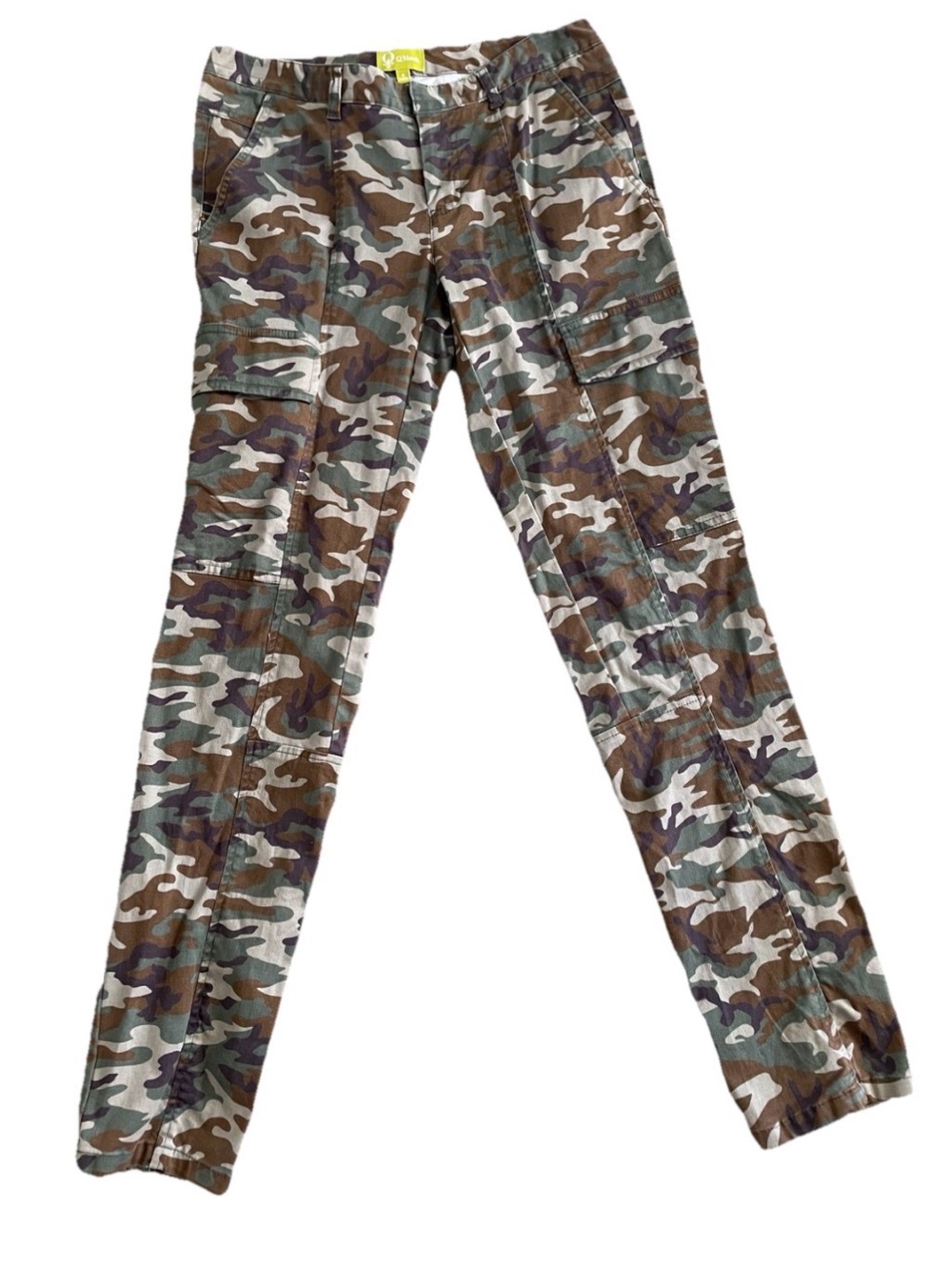 QMACK Skinny CAMO Cargo PANTS Size 0